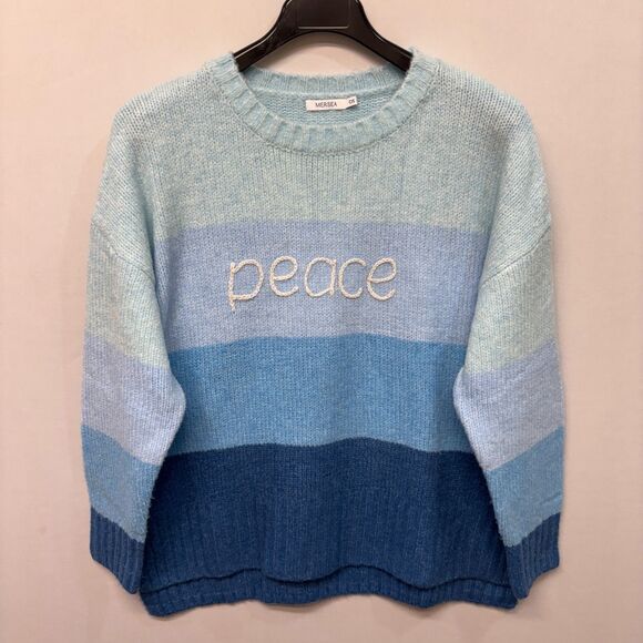 Mersea Sweaters - Mersea Women Pullover Sweater Knit Top One Size OS Acrylic Blend C028 -3